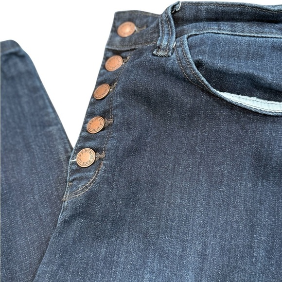 Judy Blue Los Angeles Skinny Fit Dark Wash Jeans Size 11/30 Cotton Blend Casual - Picture 4 of 7